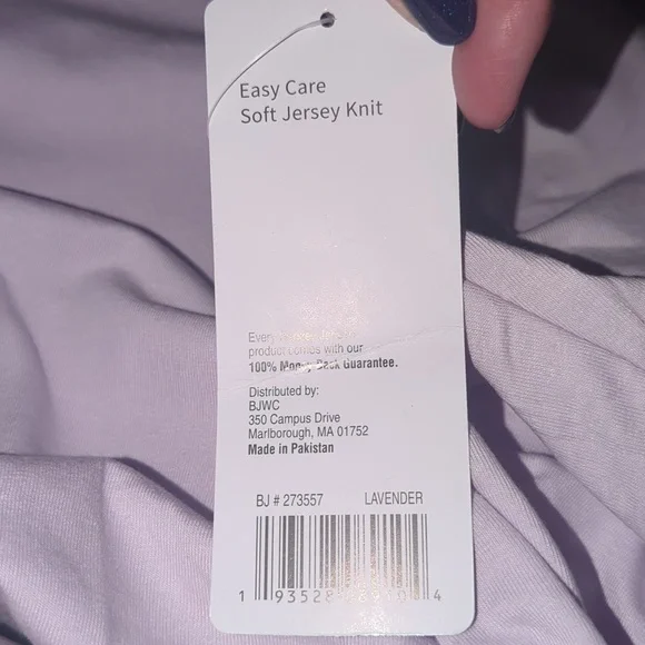 BERKELEY & JENSEN Men's Lavender Polo Shirt L - Picture 7 of 8